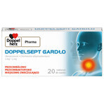 DoppelSept Garganta 5 mg + 5 mg, 20 comprimidos