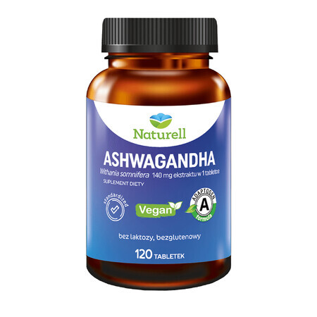 Naturell Ashwagandha, 120 tablets