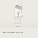 Canpol Babies, S-Shape anti-colic bottle, wide mouth, PP, 24/201, 200 ml