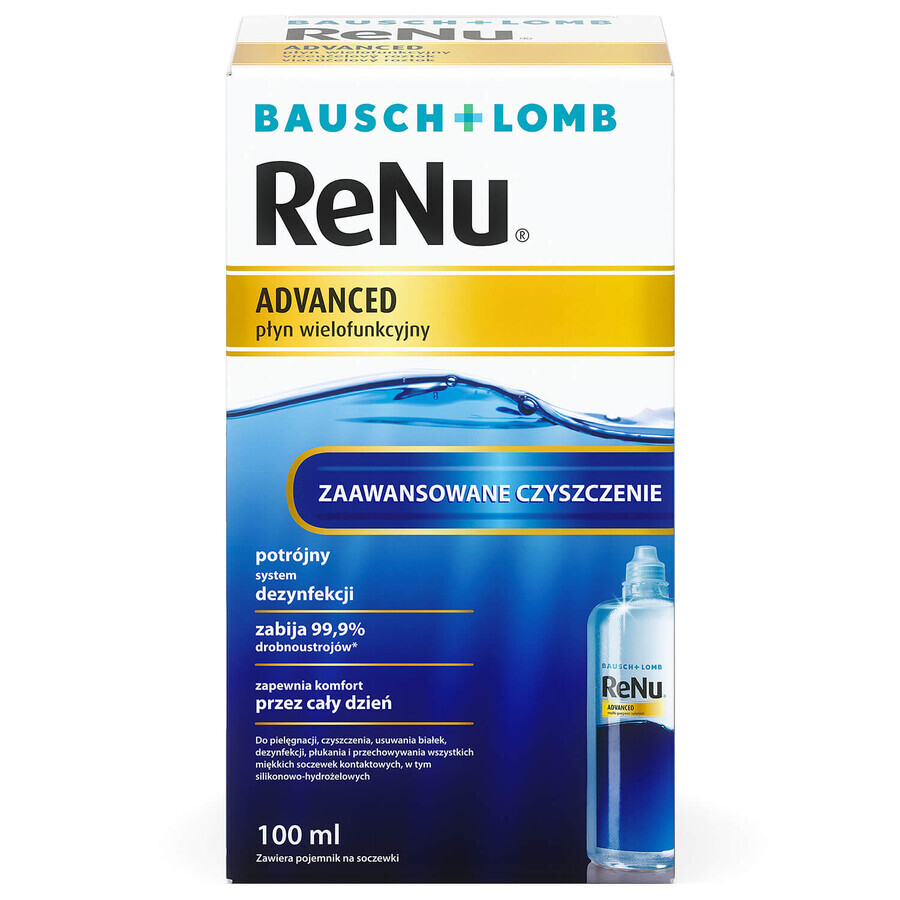 Renu Advanced solución para lentes de contacto 100 ml