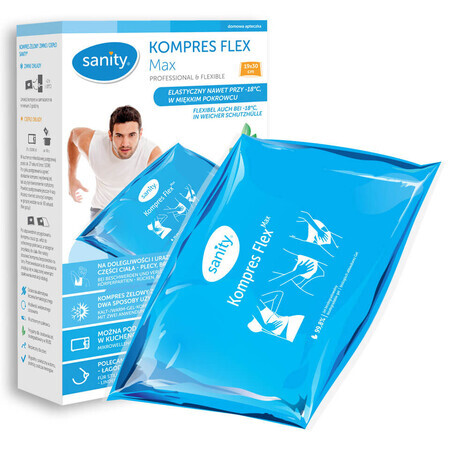 Sanity Flex, compresse de gel dans un sac, max, 19 cm x 30 cm, 1 pc