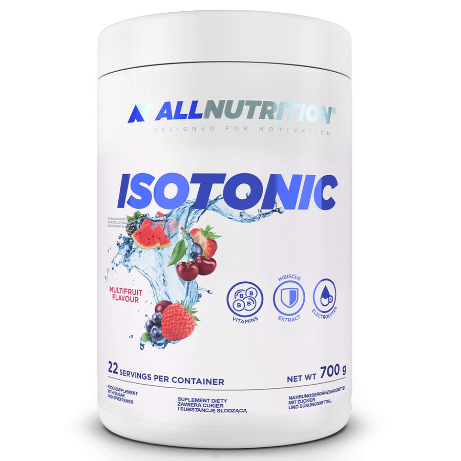 Allnutrition Isotonic, polvo, fruta, 700 g