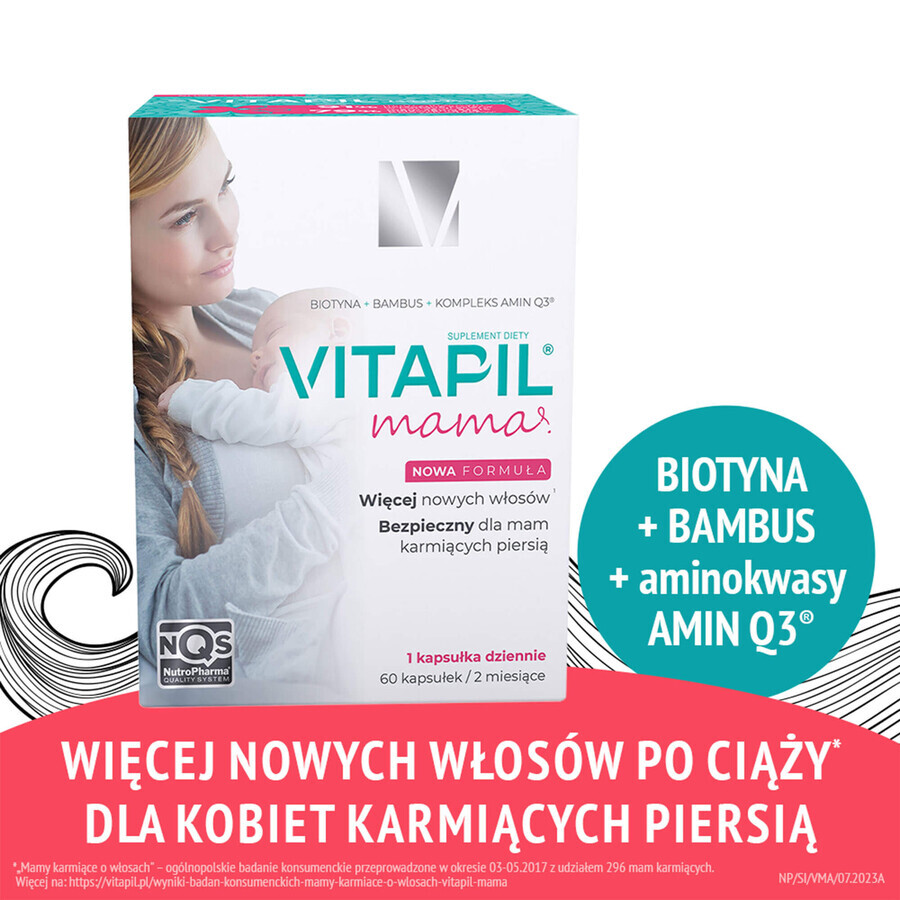 Vitapil Mama, 60 cápsulas + venda cosmética gratuita