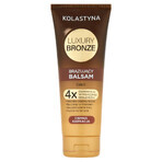 Kolastyna Luxury Bronze set, loción corporal bronceadora para pieles oscuras, 200 ml + mascarilla para después de tomar el sol, 20 ml por 1 penique