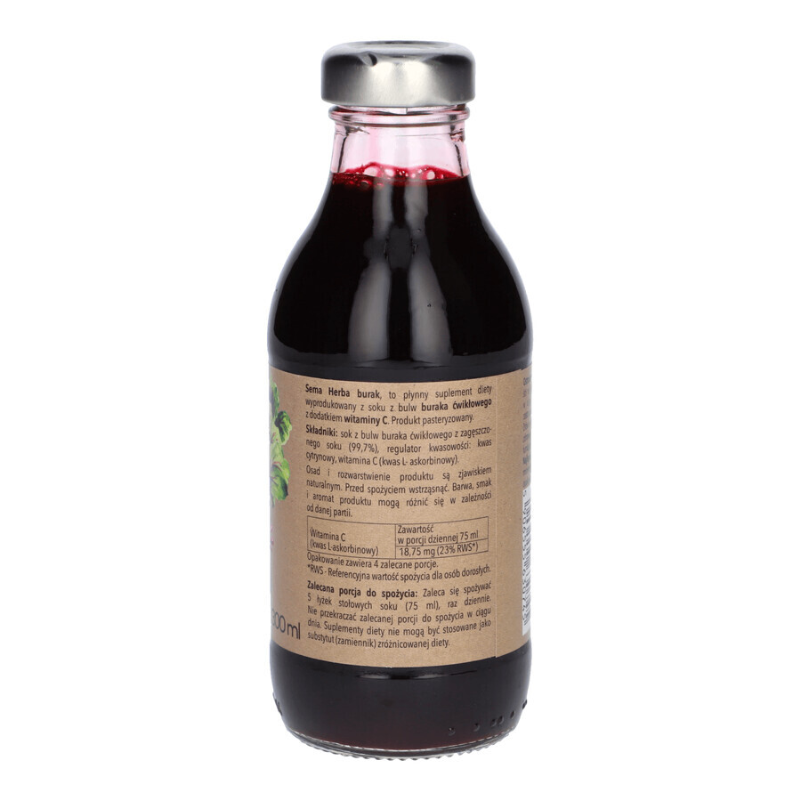 Sema Herba Beetroot, juice, 300 ml