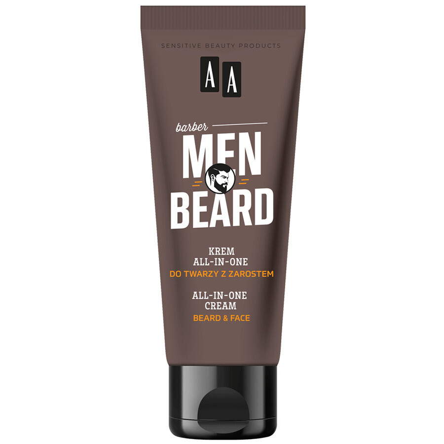 AA Men Beard, crema todo en uno para el vello facial, 50 ml