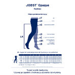 Jobst Opaque, medias de compresión, CCL2, puntera cerrada, talla 3, natural