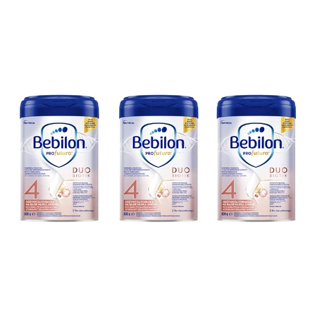 Set Bebilon Profutura Duo Biotik 4, leche modificada, después de 2 años, 3 x 800 g
