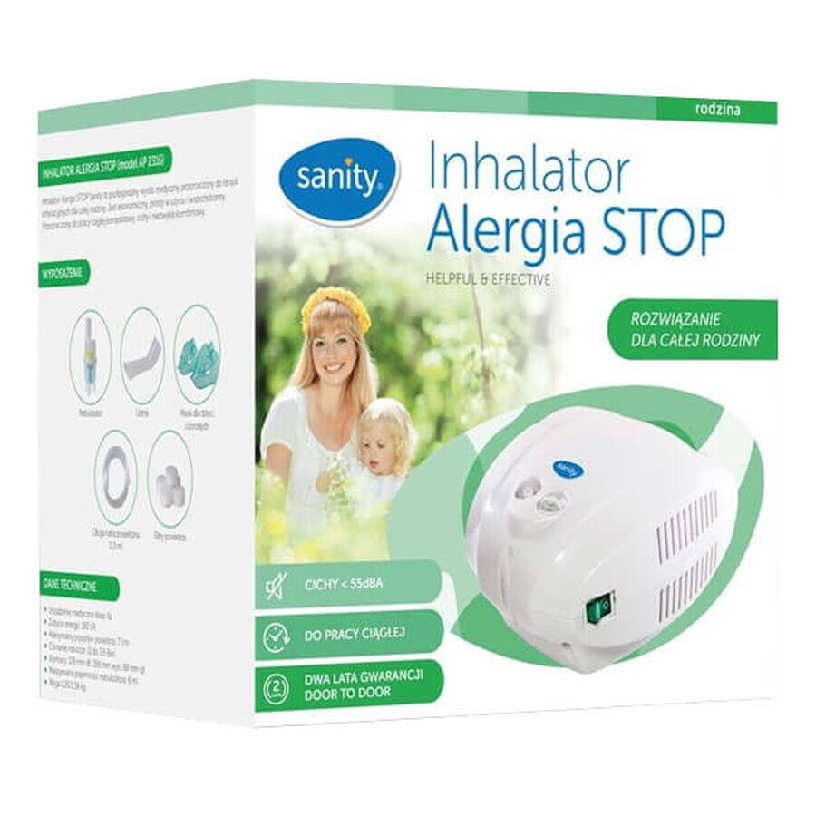 Sanity Allergy Stop AP 2316, inalatore con compressore