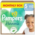 Pampers Harmonie, pañales, talla 5, 11-16 kg, 152 unidades