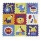 Alfombras puzzle, circo y animales, 92x92, Babygreat