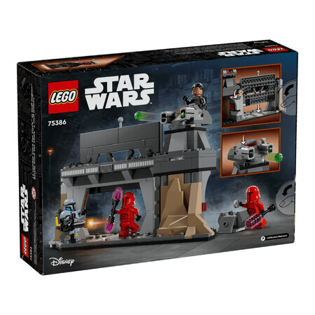 Bataille entre Paz Vizsla et Moff Gideon, 7+ years, 75386, Lego Star Wars