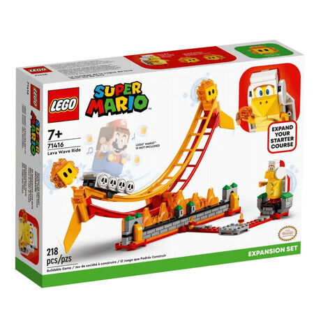 Super Mario Lava Wave Ride extension set, Lego