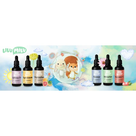 Gotas para parásitos intestinales Parasites, 30 ml, Lilu Milu
