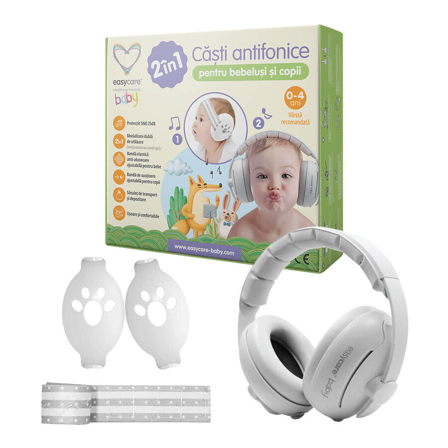 Orejeras para bebés y niños, 0-4 años, EasyCare Baby