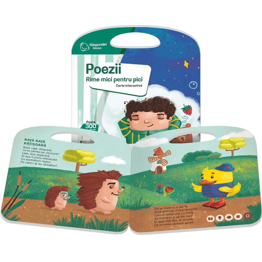 Libro Poesía Pequeñas rimas para niños, +2 años, Raspundel Istetel