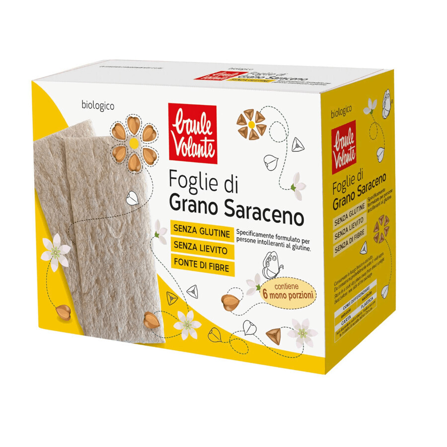 Organic gluten-free buckwheat bread, 120 g, Baule Volante