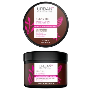 Intensief haarmasker met arganolie en keratine, 230 ml, Urban Care