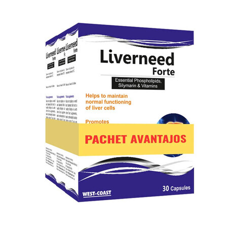 Pack Liverneed Forte 3x30 cápsulas, EsVida Pharma