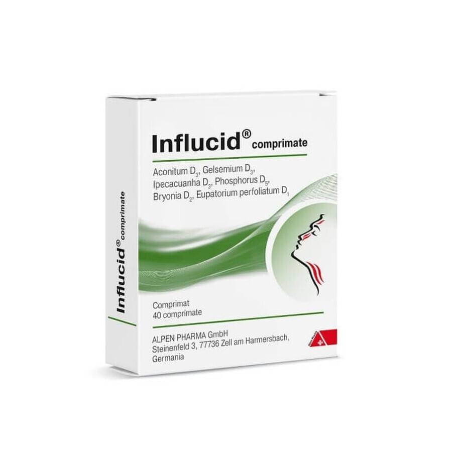 Influcid, 40 comprimidos, Alpen Pharma