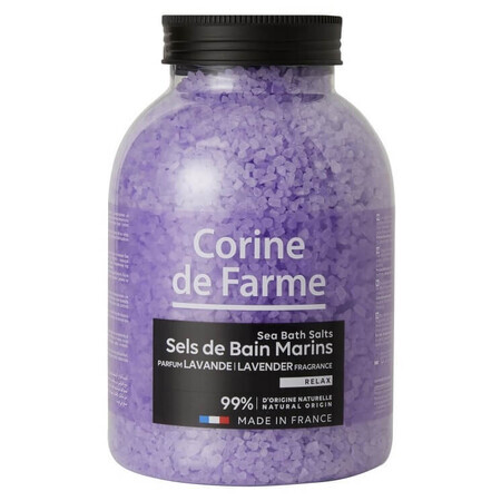 Lavender scented bath salt Relax, 1.3 kg, Corine de Farme