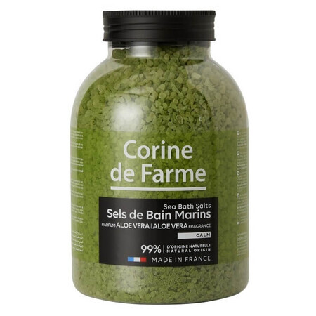 Bath salt with aloe vera fragrance Calm, 1.3 kg, Corine de Farme