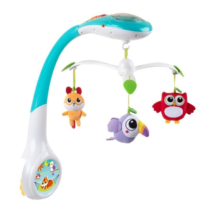 Carrusel musical con protección Bosque Mágico, + 0 meses, Chicco