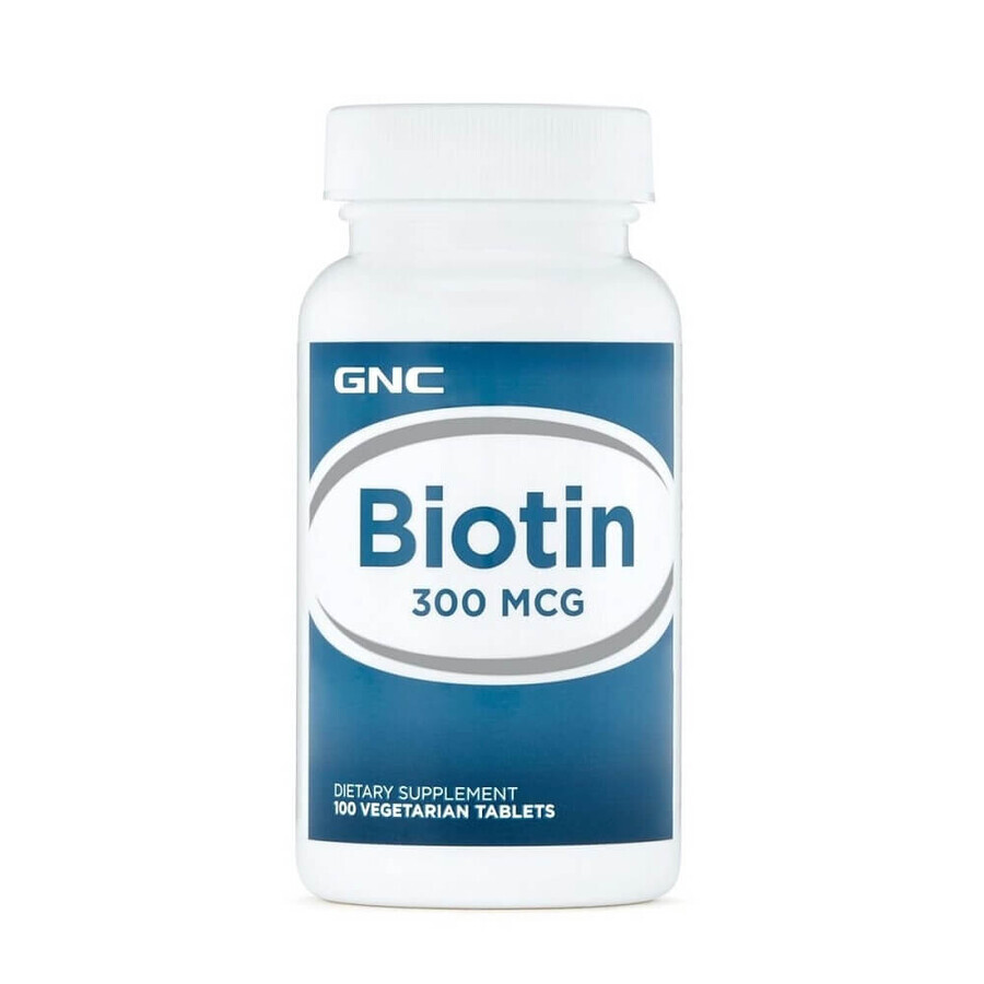 Biotin 300 mcg (255811), 100 tablets, GNC