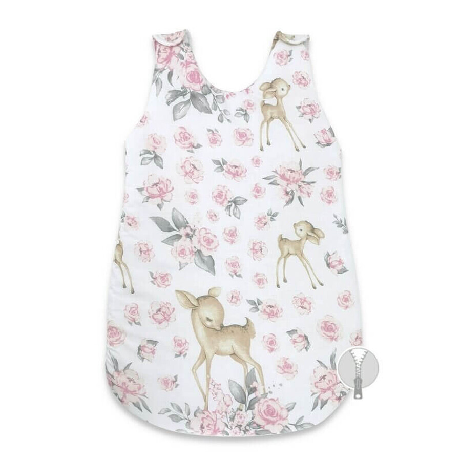 Saco de dormir para bebé, Sweet Deer Pink, 70 cm, 0 - 6 meses, MimiNu