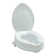 Asiento inodoro con tapa, Blanco, Caremax