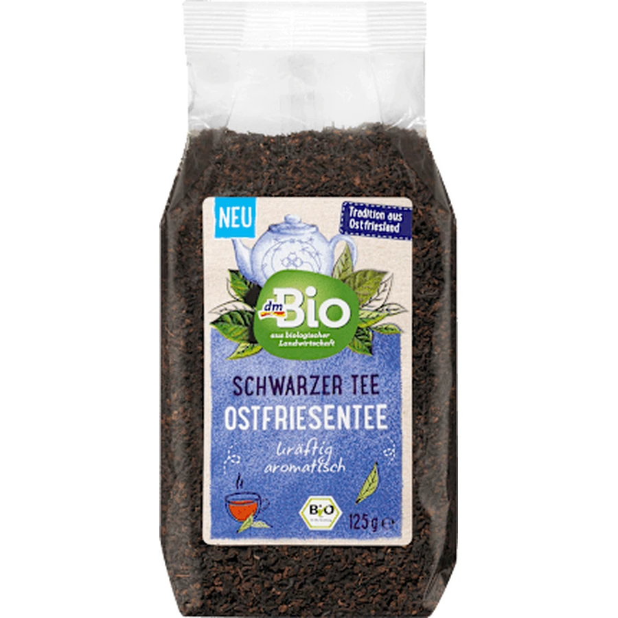 dmBio Té negro a granel ECO, 125 g