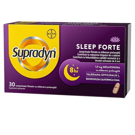 Supradyn Sueño Forte, 30 comprimidos recubiertos con película, Bayer