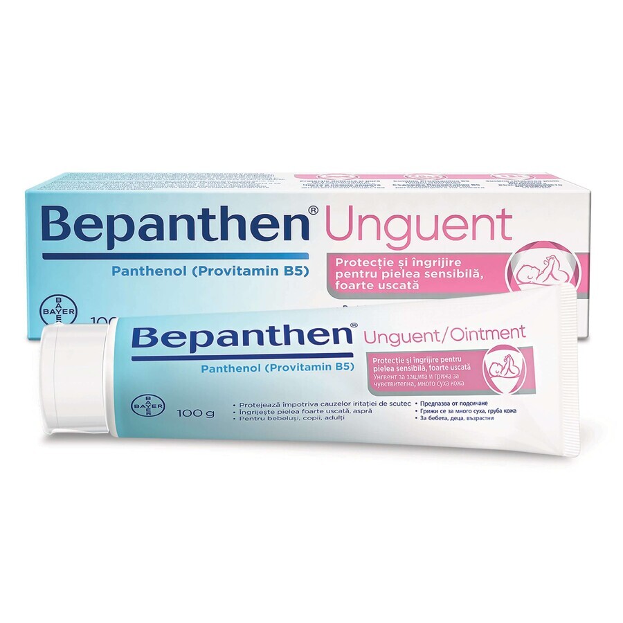 Bepanthen Pomada para la dermatitis del pañal, 100 g, Bayer comentarios