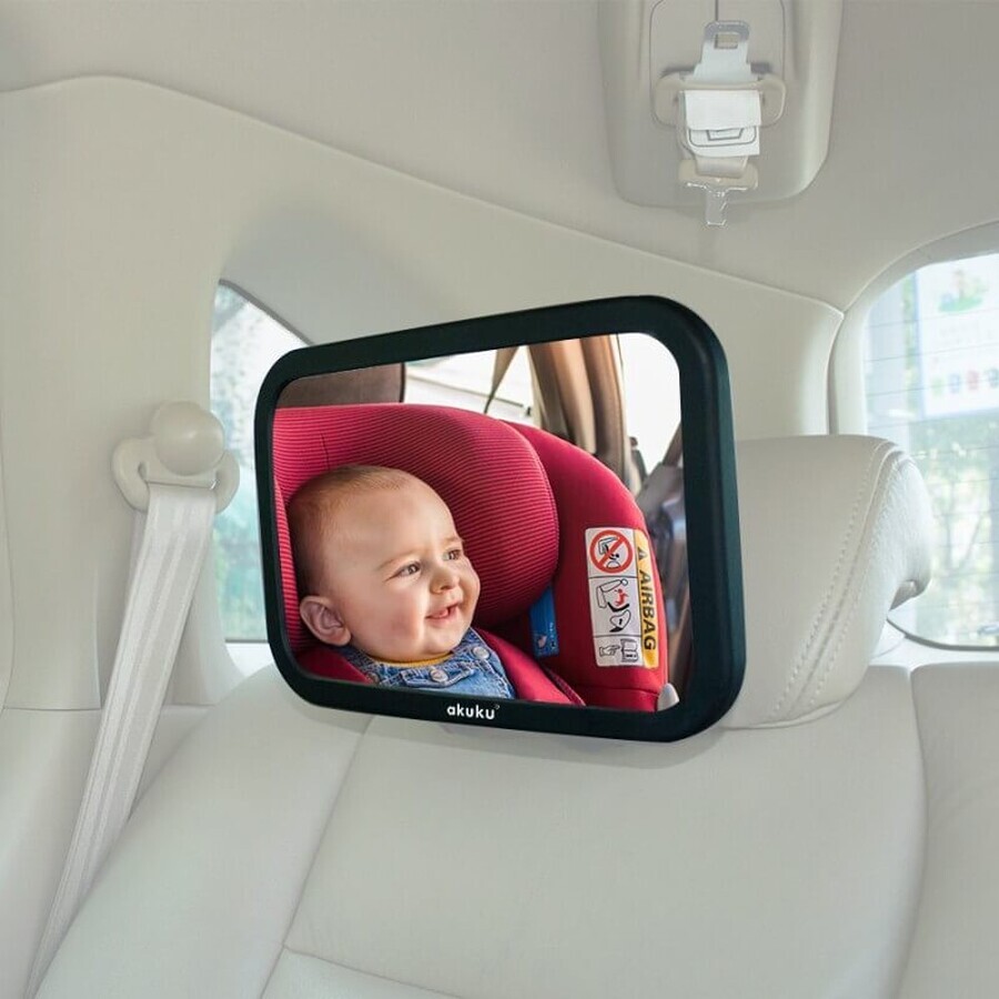 Ackuku, adjustable mirror to keep an eye on your child in the car, 1 pc