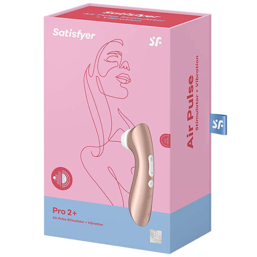 Satisfyer Pro 2+, masajeador de clítoris vibrador sin contacto