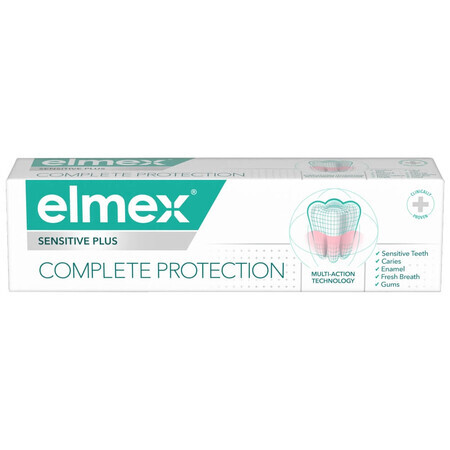 Elmex Sensitive Plus Protección Completa pasta dentífrica 75 ml