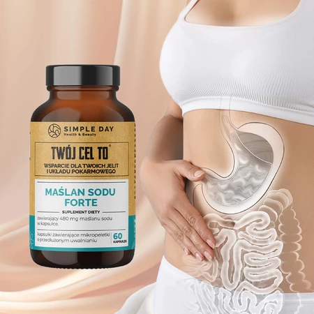 Simple Day Sodium Butyrate Forte, 60 capsule