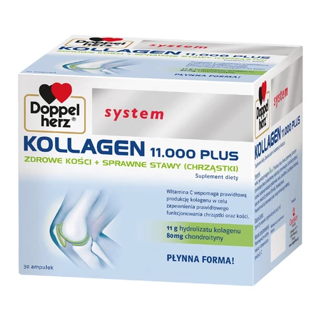 Sistema Doppelherz Kollagen 11000 Plus, 2 x 30 fiale, Quisser Pharma