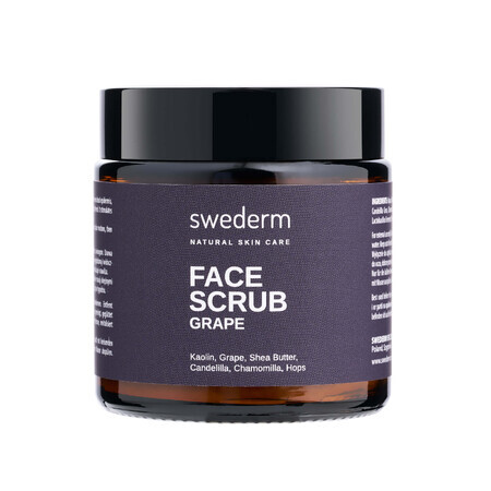 Swederm Face Scrub Uva, exfoliante facial, 100 ml