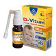 D-Vitum 600 UI, vitamina D para lactantes mayores de 6 meses, aerosol, 6 ml