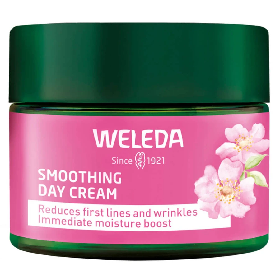 Weleda crema de día suavizante con rosa silvestre y té blanco, 40 ml