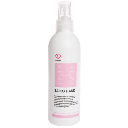 Saiko Hand, desinfectante de manos y piel, 250 ml