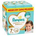 Pampers Premium Care, pañales, talla 7, 15+ kg, 108 unidades