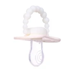 Luu Kids, chupete, posicionamiento, silicona, brilla en la oscuridad, American Cream Glow, 0-3 meses, 1 pieza