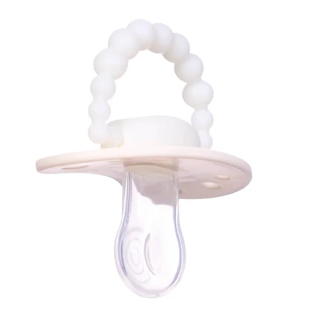 Luu Kids, chupete, posicionamiento, silicona, brilla en la oscuridad, American Cream Glow, 0-3 meses, 1 pieza