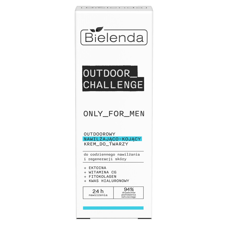 Bielenda Only for Men Outdoor Challenge, moisturizing and soothing face cream, 50 ml