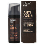 Tolpa Men Crema antietà e barriera cutanea antirughe rassodante 50+, 50ml