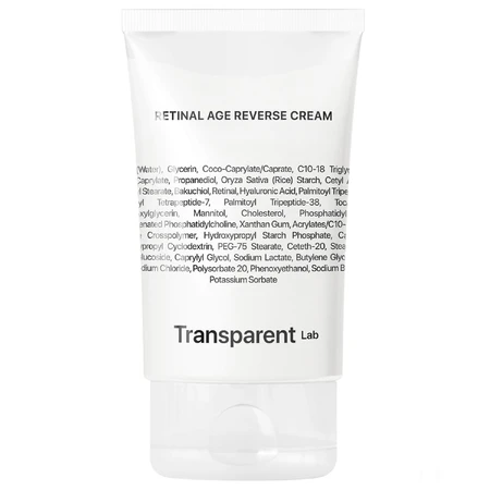 Transparent Lab Retinal Age Reverse Cream, crema viso anti-età con retina, 50 ml