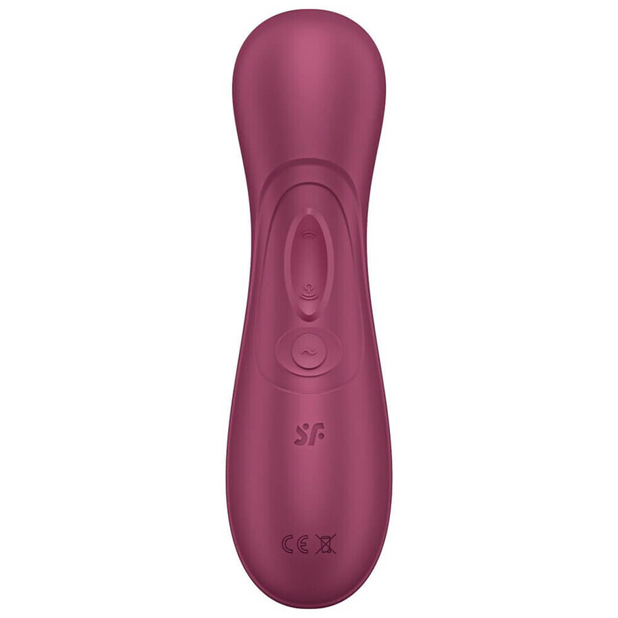 Satisfyer Pro 2 Generation 3 Connect App, App-gesteuerter, berührungslos vibrierender Klitoris-Massager, rot