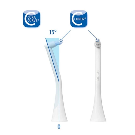 Curaprox Hydrosonic Pro Single, puntas intercambiables, 2 piezas